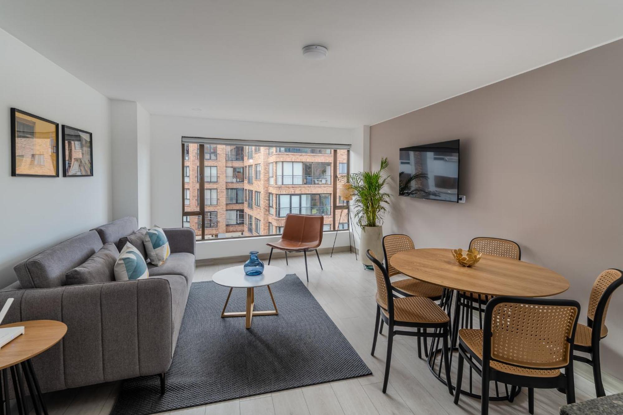 10.73 Flats X Ahead Apartment Bogota Bagian luar foto