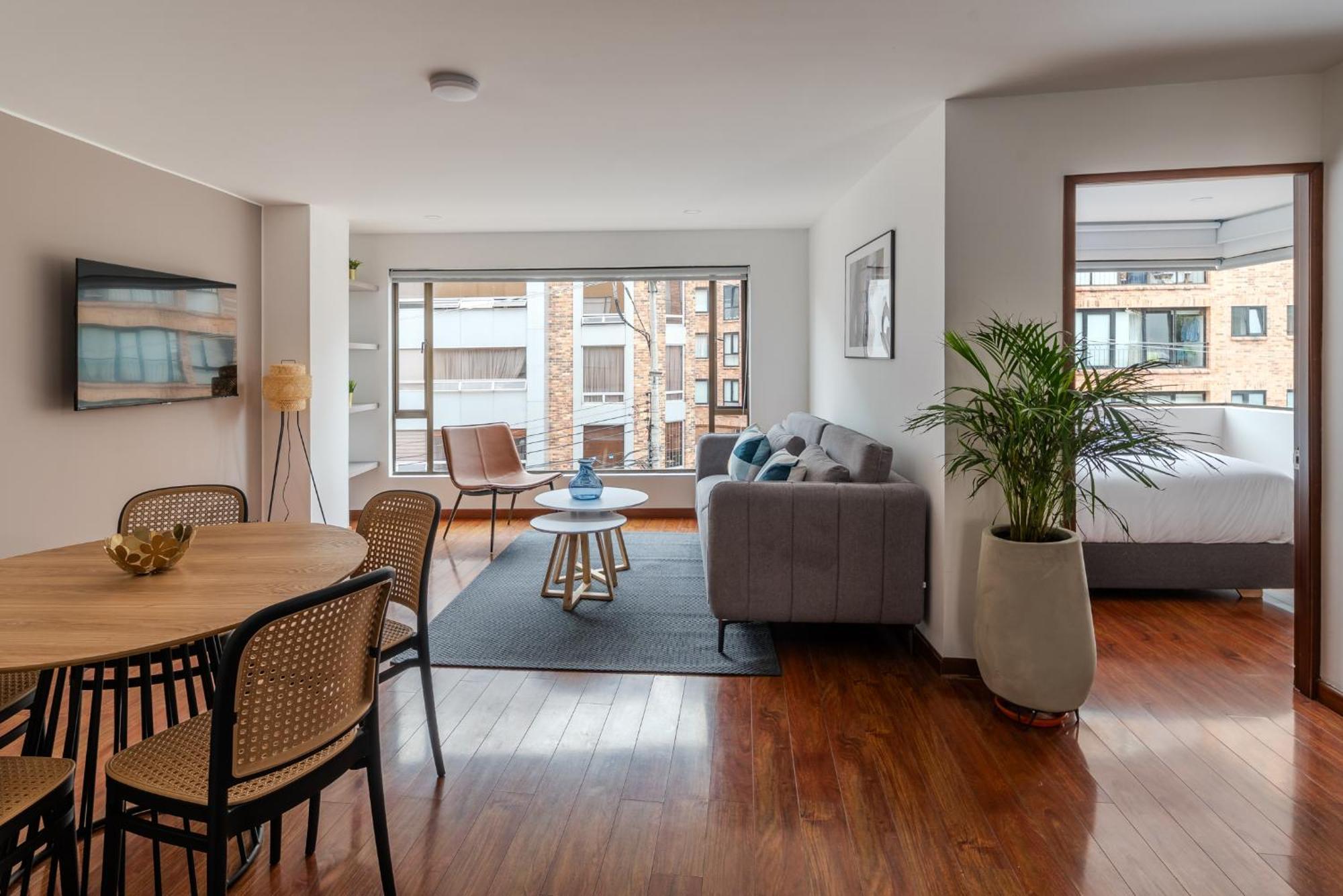 10.73 Flats X Ahead Apartment Bogota Bagian luar foto