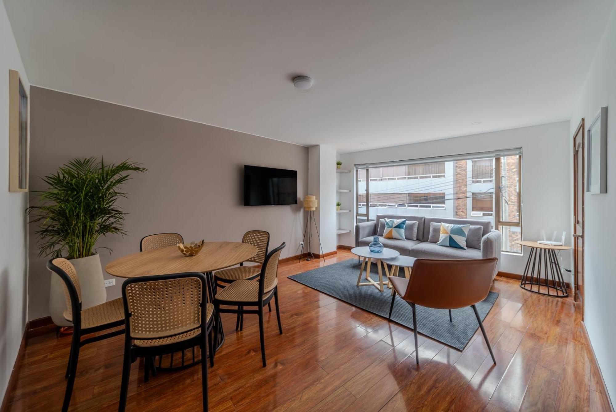 10.73 Flats X Ahead Apartment Bogota Bagian luar foto