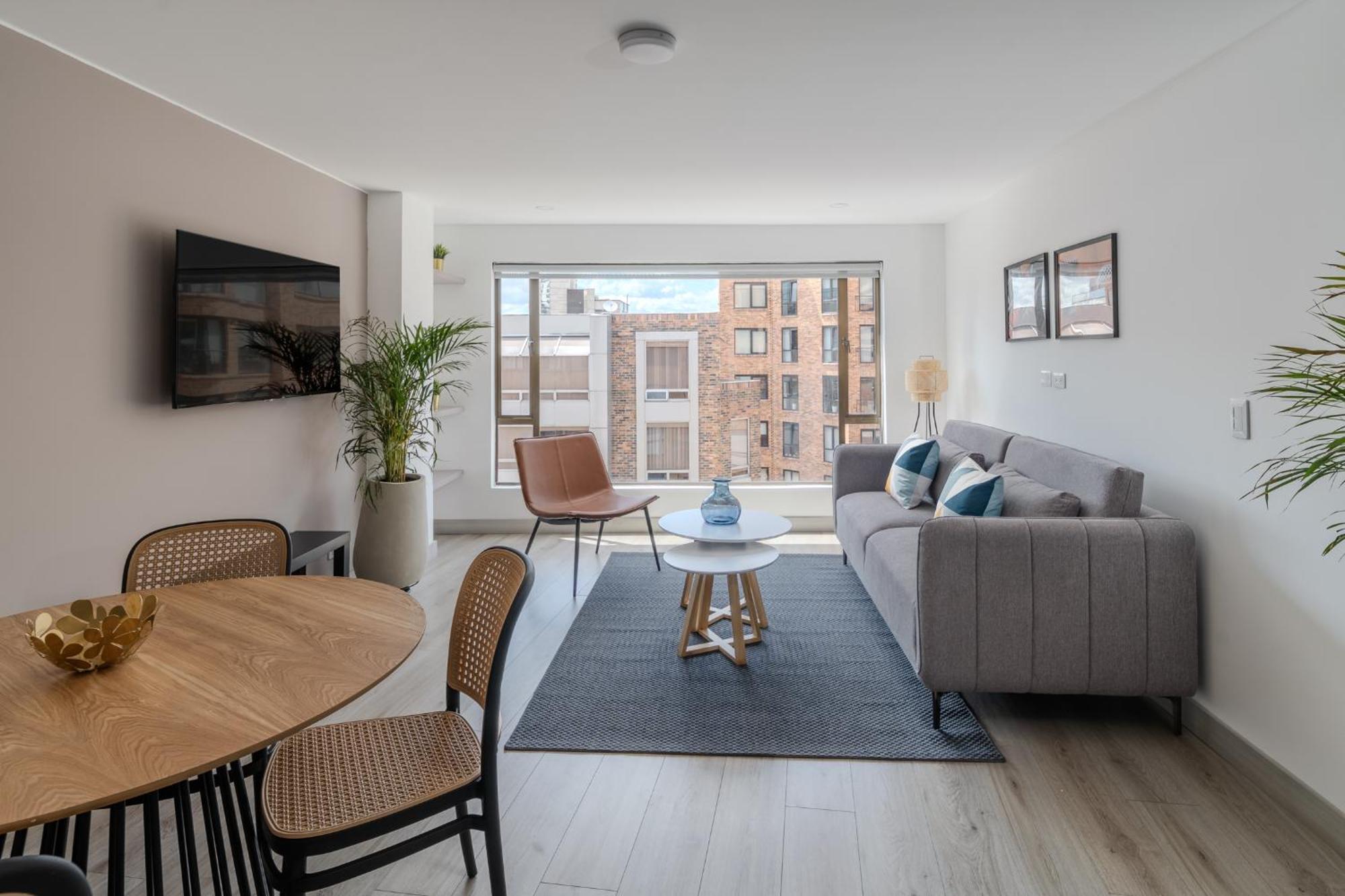 10.73 Flats X Ahead Apartment Bogota Bagian luar foto