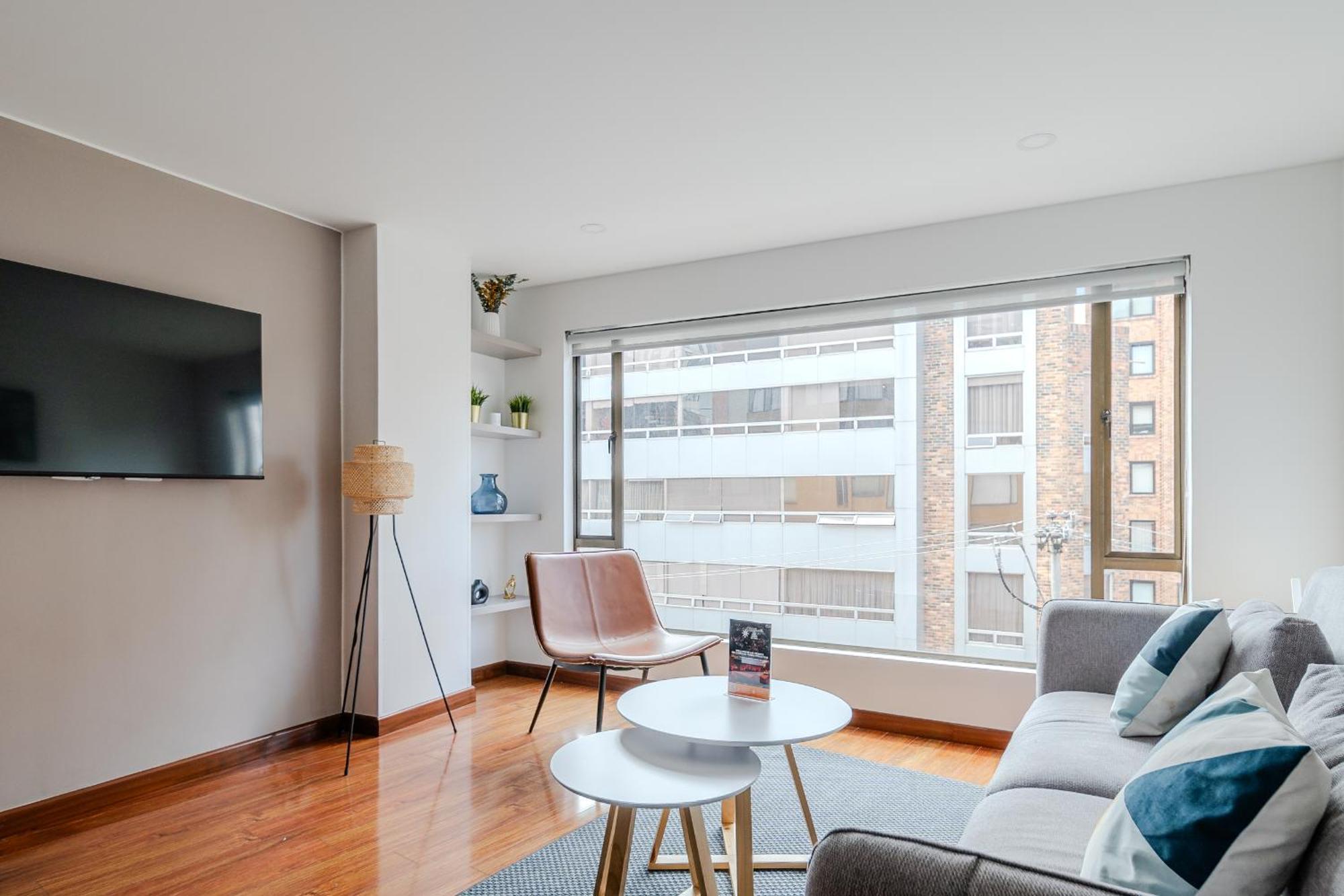 10.73 Flats X Ahead Apartment Bogota Bagian luar foto